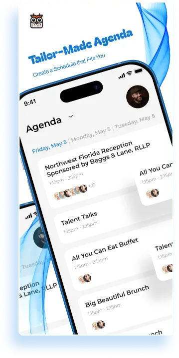 Hootie Event App Design — Agenda, Profiles & Networking Mobile UI — 06
